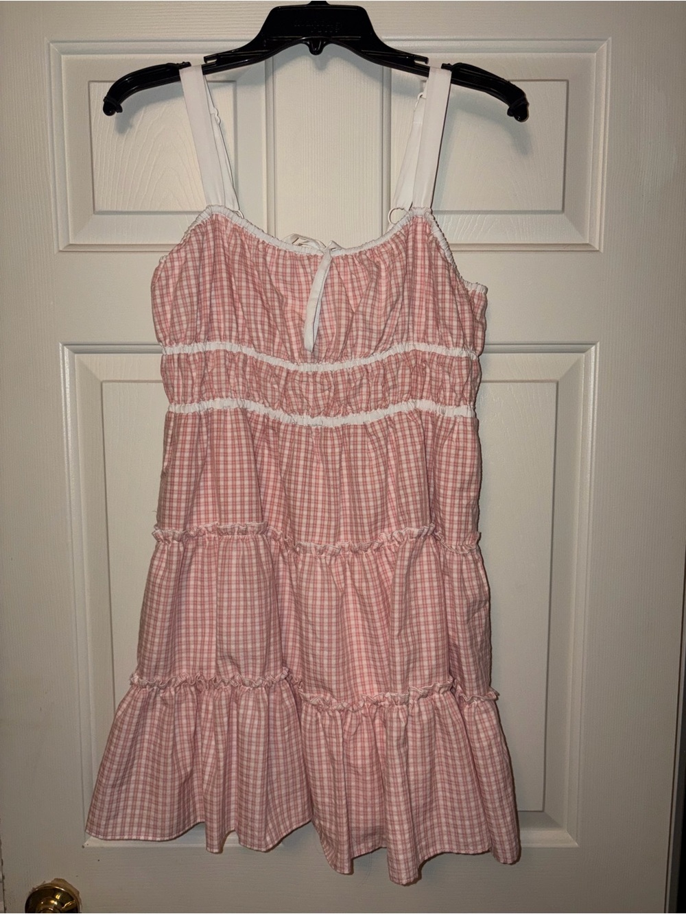 Mustard Seed Small Pink Gingham Sundress Megan Moroney